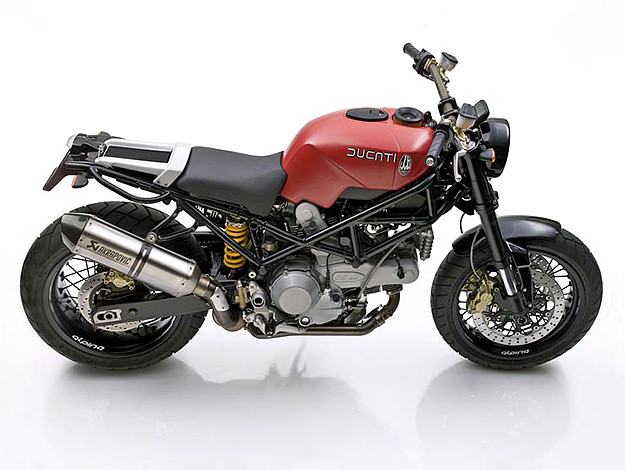 JvB can convert a stock Ducati bike to a Scrambler for around 8000 Euro