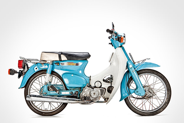 And Joshua Hoffman's use of ringflash has made us look at the Honda C70 in a