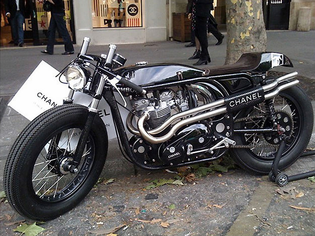 Triton motorcycle for Chanel