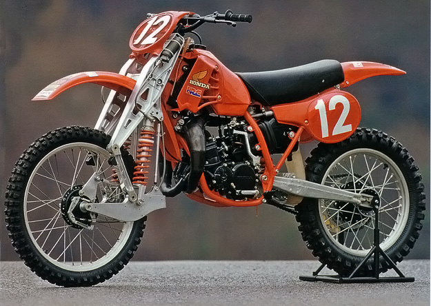 1980 Honda RC125M Twin motocross bike