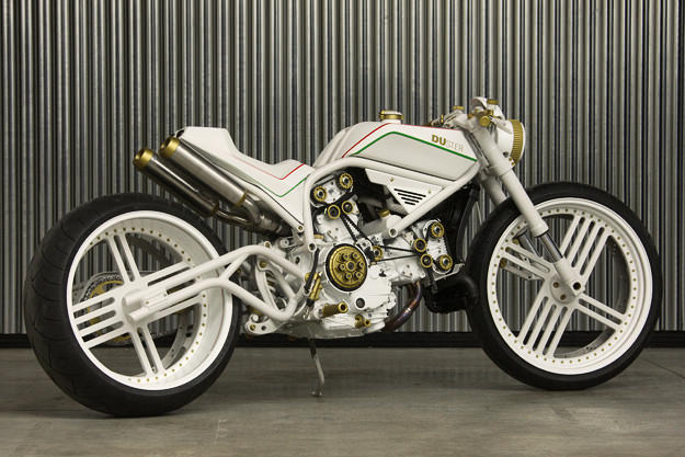 It's not a place you'd expect to find a topflight custom motorcycle