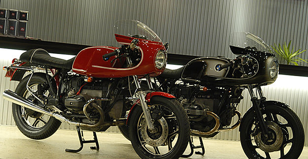BMW cafe motorcycles