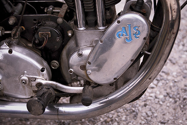 AJS 18 classic motorcycle
