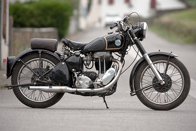 AJS 18 classic motorcycle