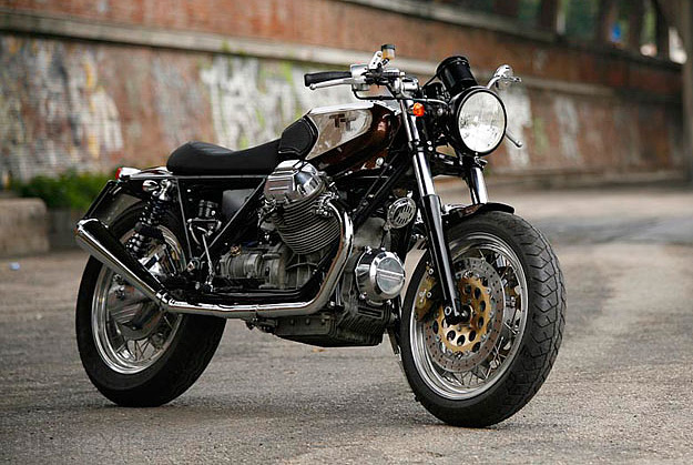 This lovely Moto Guzzi 1000 SP custom is the latest creation from prolific