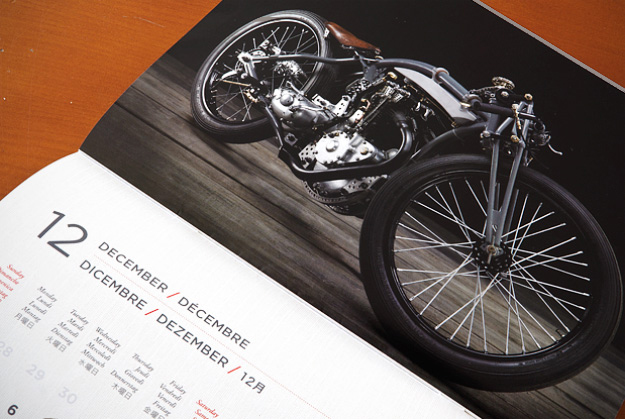 Motorcycle calendar