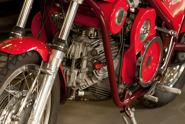 Motorcycle supercharger: Moto Guzzi Falcone