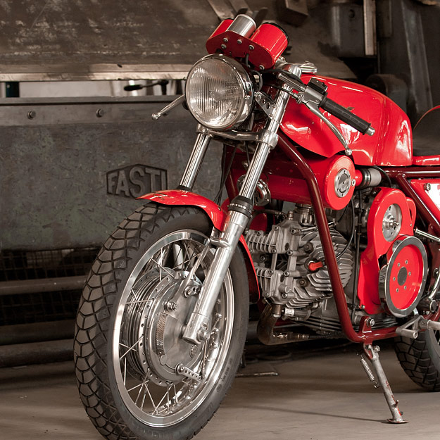 Motorcycle supercharger: Moto Guzzi Falcone Compressore