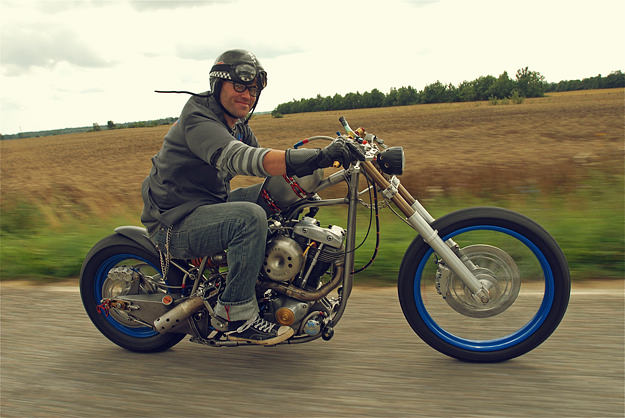  team is a freewheelin' Swede with a passion for oldschool choppers